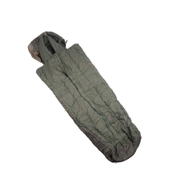 MUMMY SLEEPING BAG - 180 CM - OD (Olive Drab) - GREEK MILITARY SURPLUS - USED