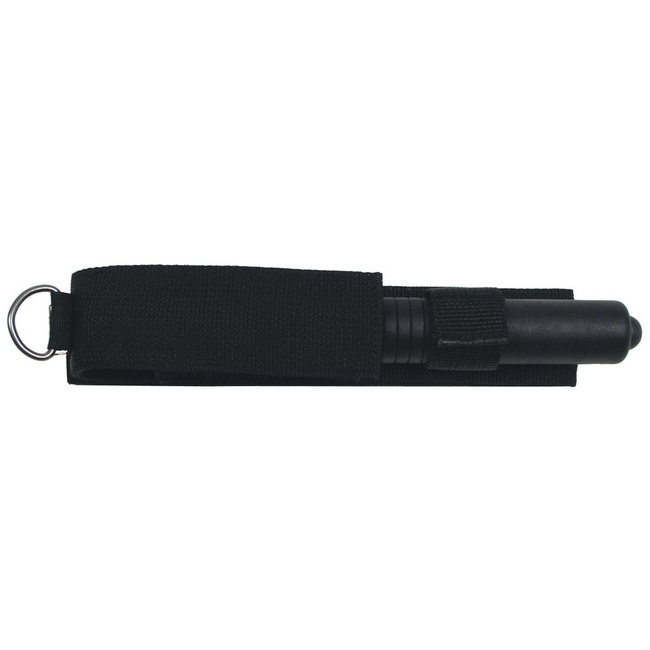 TELESZKÓPOS GUMIBOT - NEJLON TOKKAL - "CARBON" - MFH® - FEKETE