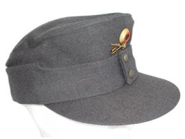 GERMAN ARMY HAT - MOUNTAIN HUNTERS - OLD TYPE - GREY - MILITARY SURPLUS - LIKE NEW