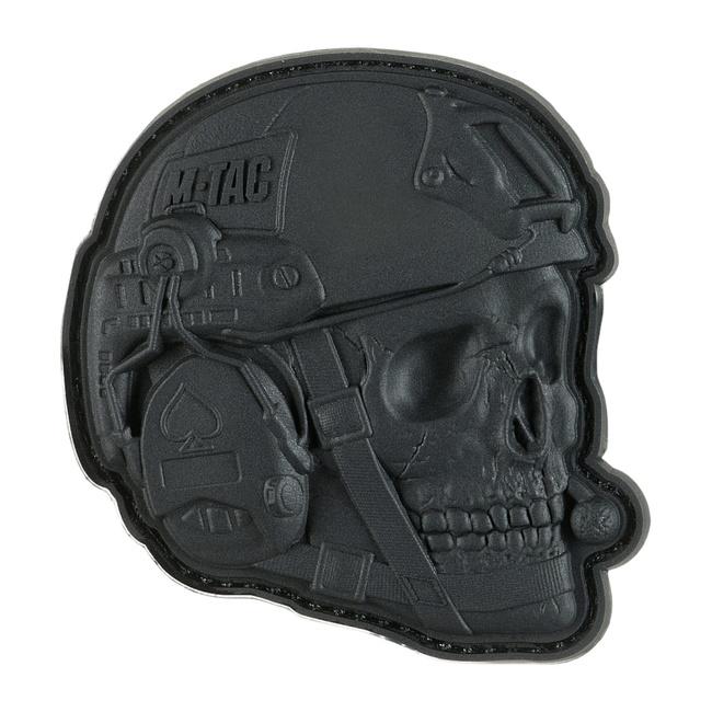 OPERATOR SKULL JELVÉNY - 3D PVC - FEKETE - M-TAC