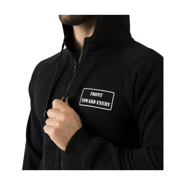 Front Toward Enemy Unisex Hoodie - Black - Helikon