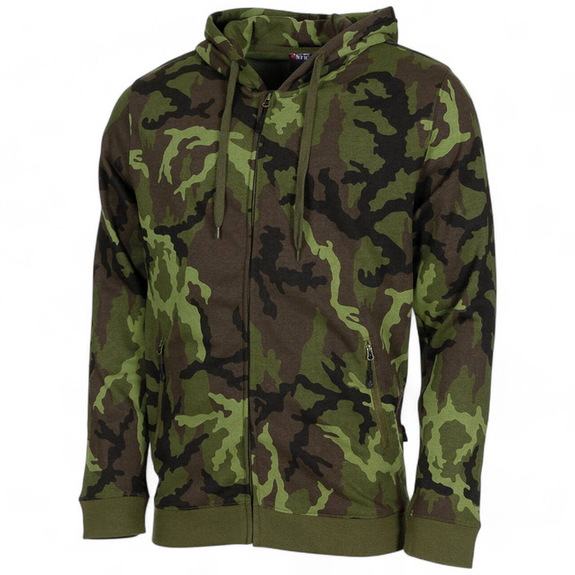 CIPZÁRAS JOGGER KAPUCNIS PULÓVER - JOGGER - M95 CZ CAMO - MFH