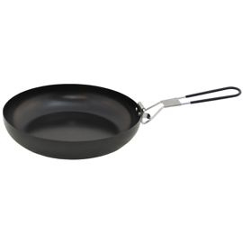Frying pan, steel, diameter 24 cm, height 5 cm