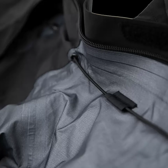 PRG 2.0 waterproof and windproof tactical jacket - Professional Rain Garment - Black - Carinthia 