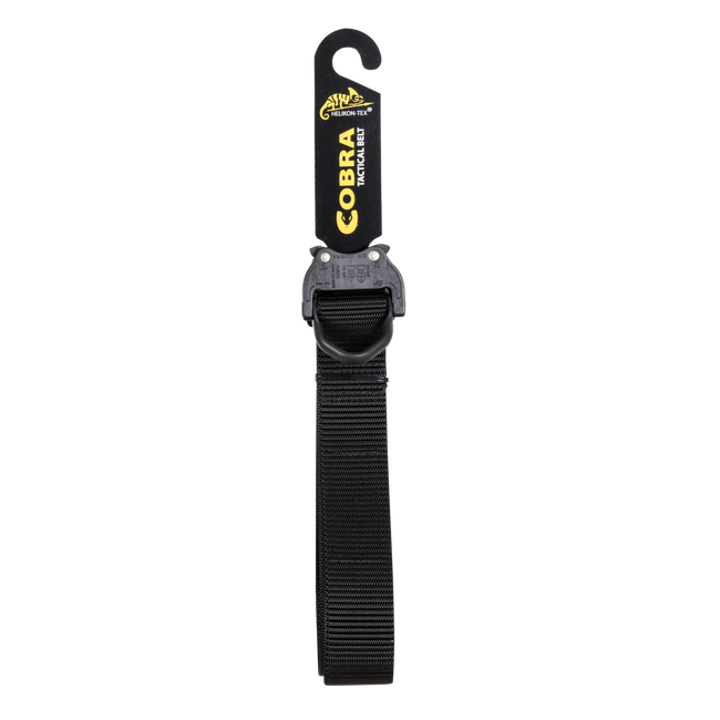TACTICAL BELT - COBRA® FX38 - AUSTRIALPIN® BUCKLE WITH D-RING - Helikon-Tex® - BLACK