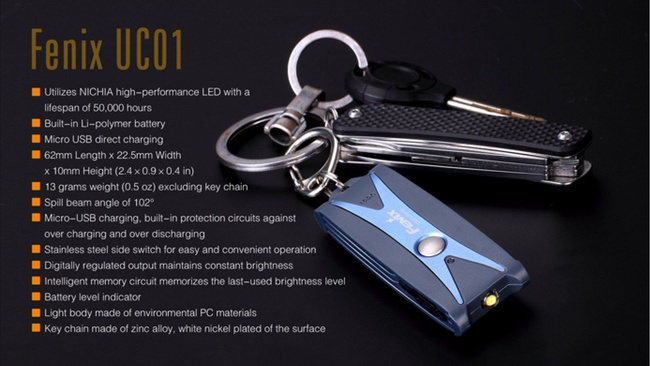 Lámpák, zseblámpa, Fenix UC01