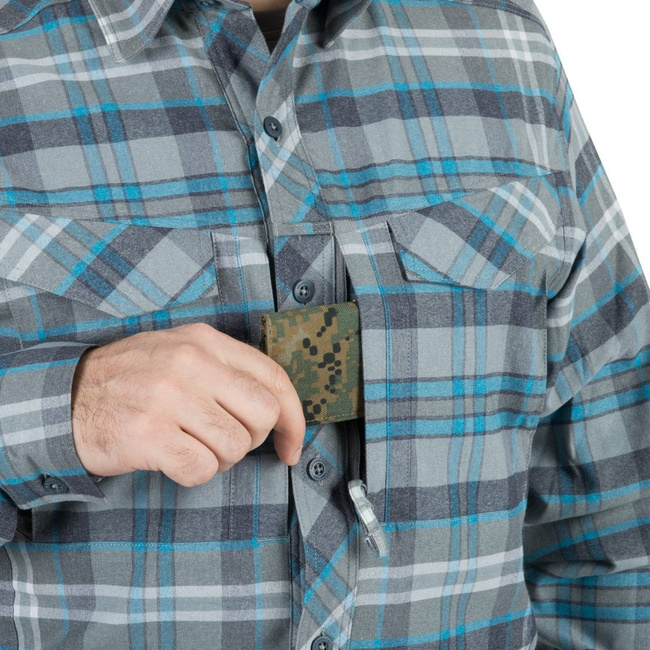DEFENDER MK2 PILGRIM SHIRT - Blue Plaid