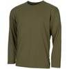 US SHIRT WITH LONG SLEEVES 170G/M2  - MFH® - OD GREEN