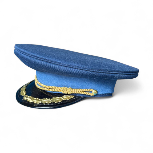 Tiszt sapka - Román hadsereg katonai felesleg RSR időszak - Kék - Újszerű