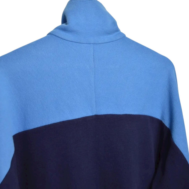 Vintage Melegítődzseki - 1980-as évek - Német Hadsereg Bundeswehr Katonai Felesleg - Kék/Fekete - Használt