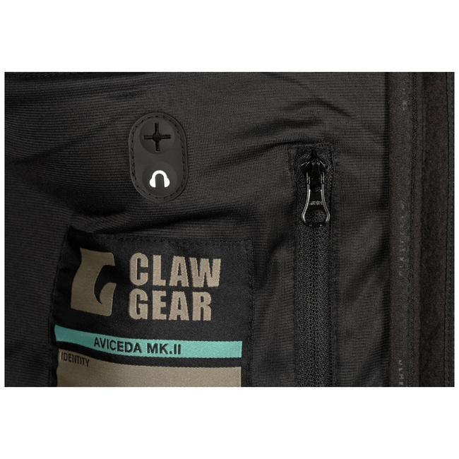 Aviceda Mk.II Fleece kapucnis dzseki - Clawgear - Fekete