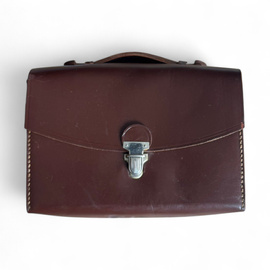 Bőr dokumentumtáska - Román hadsereg katonai felesleg - Jó állapotban