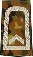 EMBLÉMA - GERMAN ARMY FLECKTARN CAMO/SILVER SHOULDER LOOPS ´FELDWEBEL´