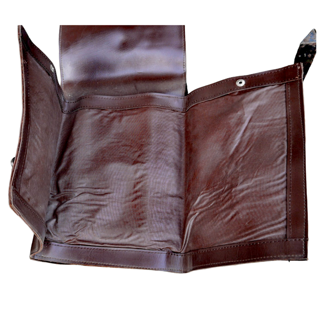 Imitation leather bag - Map  case military from RSR period - Surplus Romanian Army - Like NEW