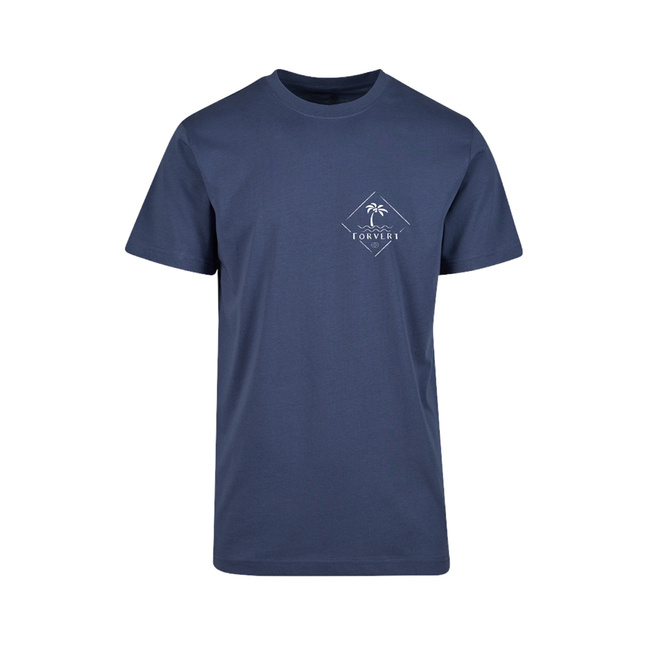 T-SHIRT - FORVERT PRINT - VINTAGE BLUE - LOMPOC - BRANDIT