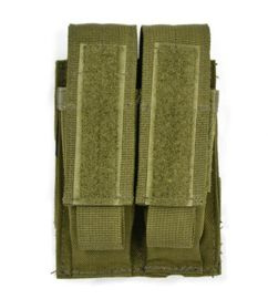 O.D. BLACKHAWK DOUBLE PISTOL MAGAZINE POUCH LIKE AS NEW