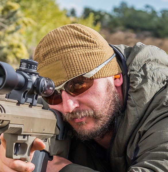 SAPKA RANGE BEANIE ® - GRID FLEECE - fekete