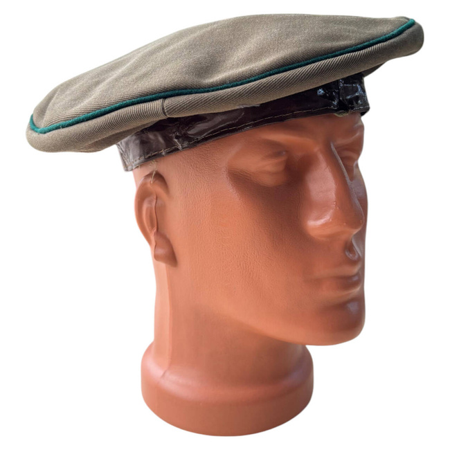 RITKA TISZTI BARETT - HEGYI VADÁSZOK - KATONAI FELESLEG ROMÁN HADSEREG - ZÖLD BARNA/FEKETE PÁNTTAL - JÓ ÁLLAPOTÚ