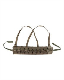 Vietkong lőszeröv - olajbogyó - Haditechnikai feleslegek - használt