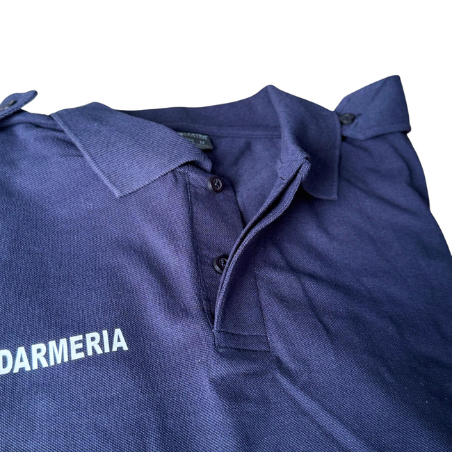 Sötétkék rövidujjú póló Gendarmerie
