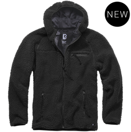 KABÁT "TEDDYFLEECE" IGNÁL - FEKETE - BRANDIT