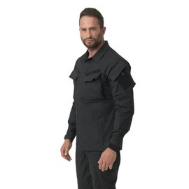 Modern egyenruhás ing - Raid - Polycotton Stretch Ripstop - Fekete - Helikon-Tex