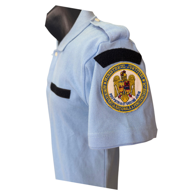 SHORT-SLEEVED POLO SHIRT - EPAULETTES WITH A.N.P. INSIGNIA - PENITENTIARY