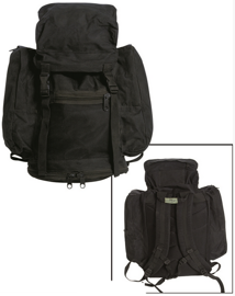 British Black Medium Rucksack Used