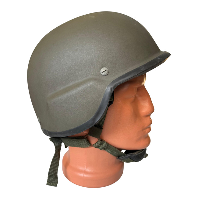 Ballistic Protection Helmet - Kevlar - Romanian Armed Forces Military Surplus - Olive Drab Green - Like New