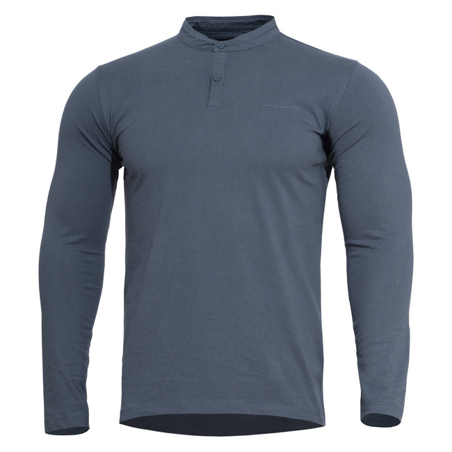 HOSSZÚ UJJÚ BLÚZ - "ROMEO HENLEY" 2.0 - PENTAGON® - FASZÉN KÉK