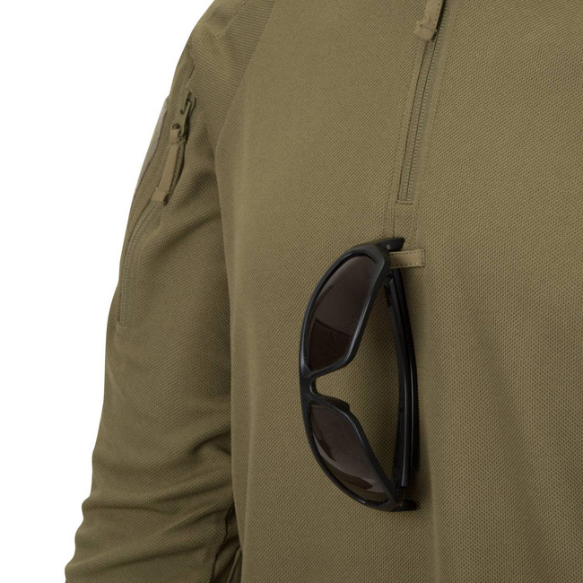 HOSSZÚ UJJÚ PÓLÓING - "RANGE®" - Helikon Tex® - ÁRNYÉK SZÜRKE