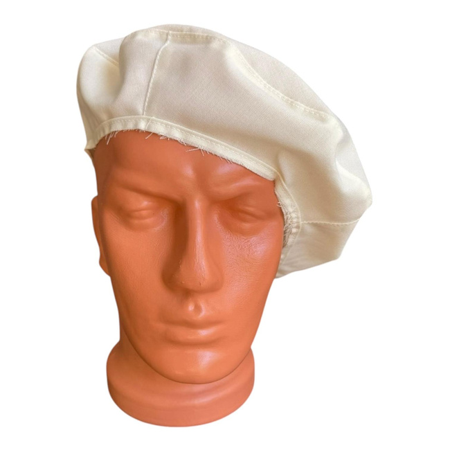 Textil huzat sapkához/sisakhoz - Univerzális méret - Magyar Honvédség katonai felesleg - Törtfehér/Krém - Jó állapotban