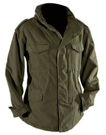 MEZŐ DZSEKI US VINTAGE M65 STONE-WASHED OLIV