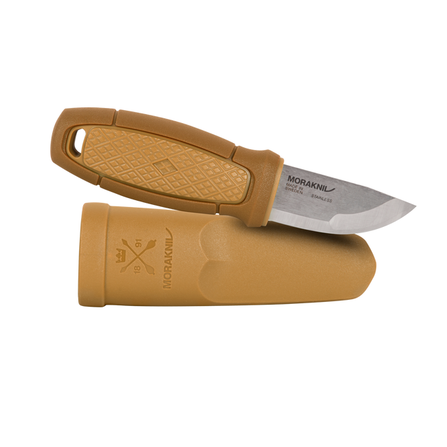 KÉS - ELDRIS - ZSINÓRRAL ÉS TARTOZÉKOKKAL - ROZSDAMENTES ACÉL - MORAKNIV® - SÁRGA