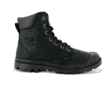 Bakancs - Palladium - PAMPA CUFF WP LUX FEKETE