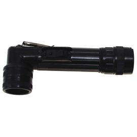 A fejlámpa zseblámpája, közepes, fekete