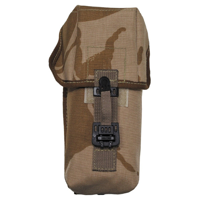 GB ammo pouch, MOLLE, DPM desert, used