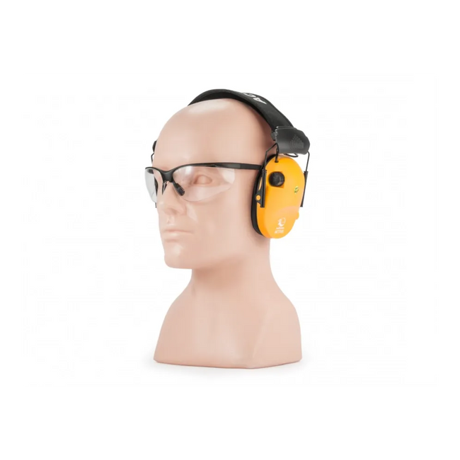 RealHunter ACTiVE Pro Hearing Protectors Orange + Protective Glasses