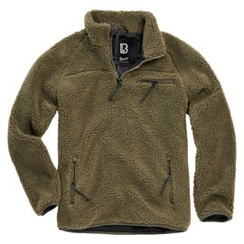 Teddyfleece Troyer pulóver - olive - Brandit