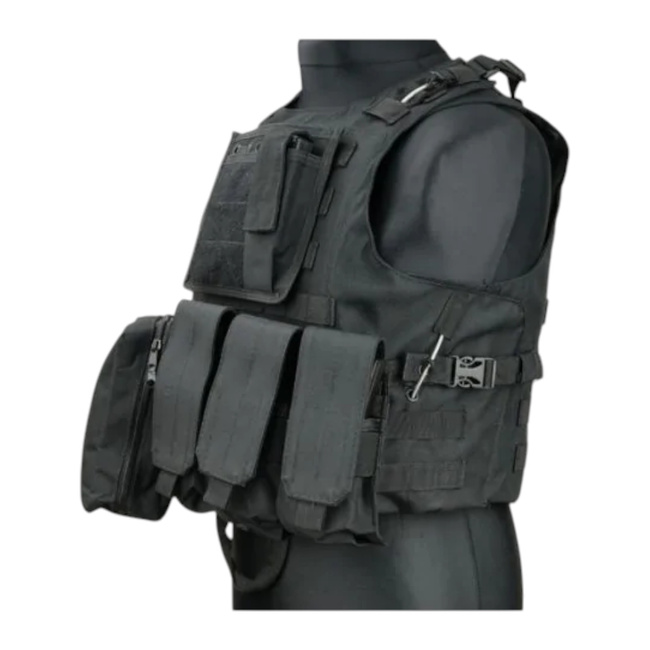 TACTICAL VEST - FSBE - BLACK - GFC