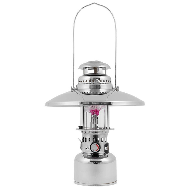 Gázlámpa, Piezo gyújtással, reflektorral és táskával