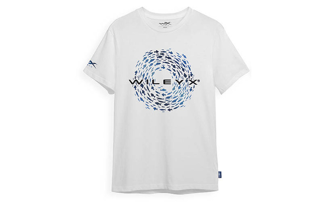 WX Fish T-shirt, cotton, white - Wiley X