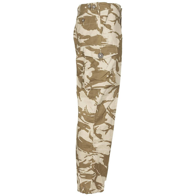 COMBAT PANTS - "TROPICAL" - DPM DESERT CAMO - MILITARY SURPLUS BRITISH ARMY - USED