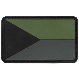 Velcro Patch, "Czech Rep.", 3D, size: 8 x 5 cm