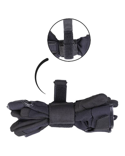 SECURITY GLOVES HOLDER - MIL-TEC - BLACK
