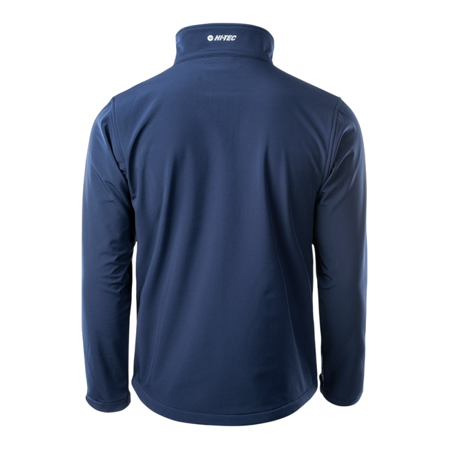 LINGEN SOFTSHELL KABÁT FÉRFIAKNAK - NAVY KÉK/ PIROS-NARANCSSÁRGA - MAGNUM