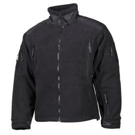 Taktikai Dzsek Fleece Jacket "Heavy-Strike", Fekete
