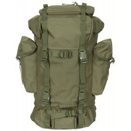 BW COMBAT HÁTIZSÁK - ALUMÍNIUM RÚD - 65 L - MFH® - ZÖLD OD