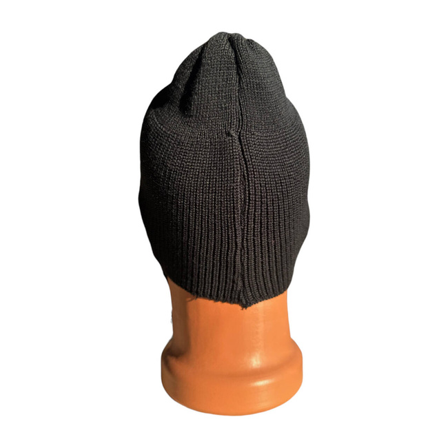 WOOLEN UNDER HELMET CAP - ROMANIAN ARMY MILITARY SURPLUS - BLACK - LIKE NEW