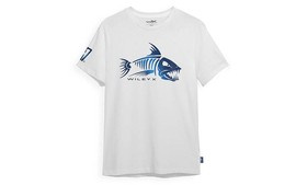 WX Fish pamut póló, fehér - Wiley X